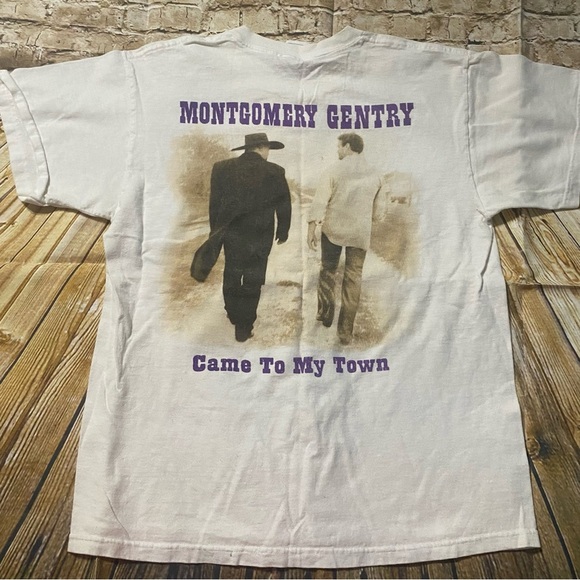 Vtg Montgomery Gentry Came To My Town Country Concert T Shirt - Picture 3 of 4